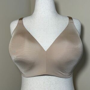 Soma Vanishing 360 Wireless Bra 44DD Nude Beige Full Coverage Comfort Bra